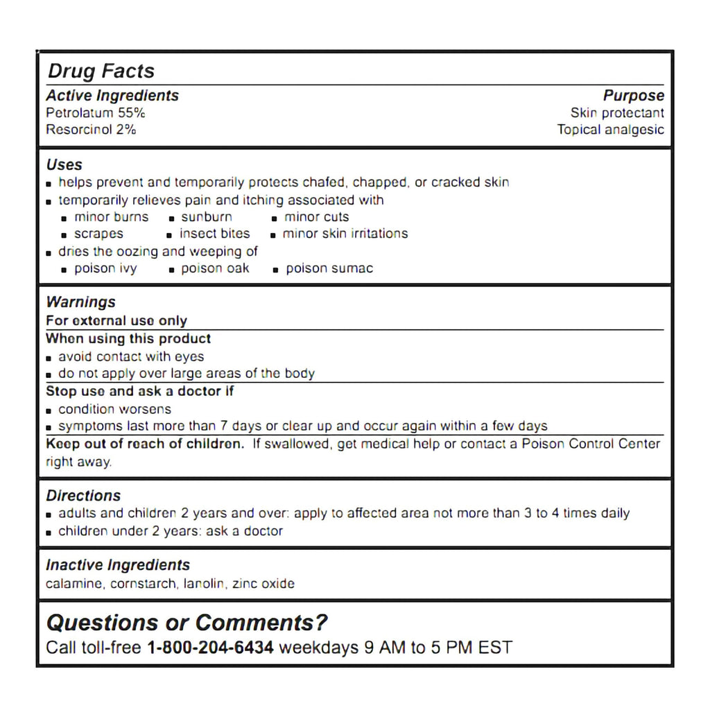 Resinol® Petrolatum / Resorcinol Itch Relief 10742001102
