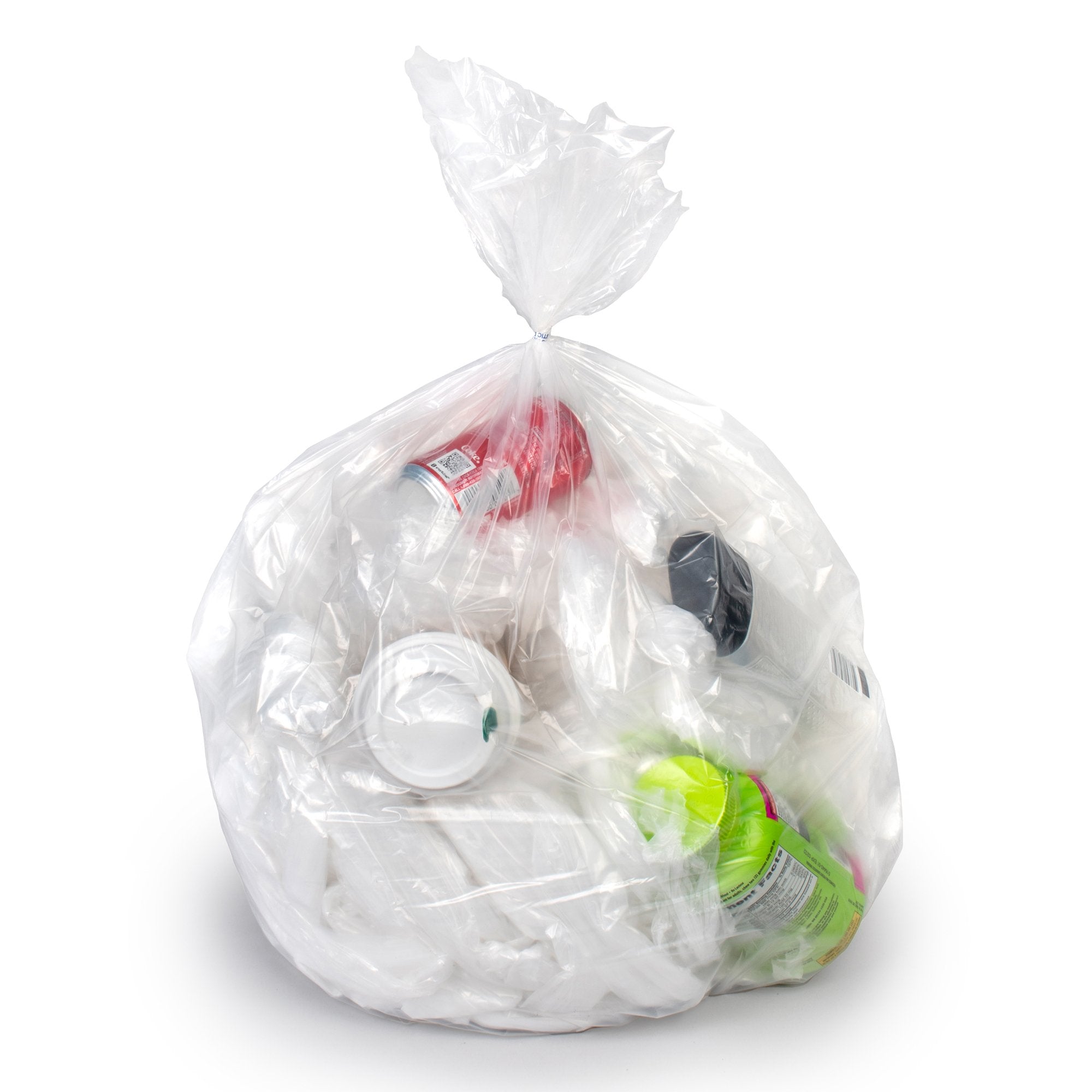 Colonial Bag PXC Series 2X Heavy Duty Trash Bag, Clear, 60 gal. PXC58XH