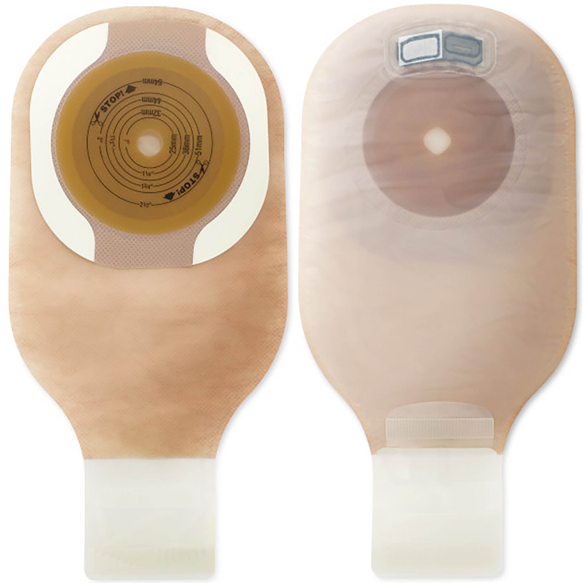 Premier™ One-Piece Ultra-Clear Ostomy Pouch, Cut to Fit Stomas up to 55 mm 85711