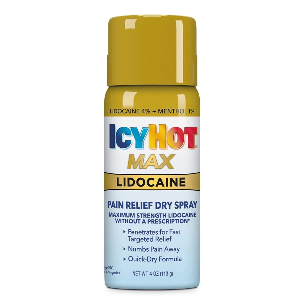 Icy Hot Max Lidocaine Dry Spray 04116717402