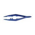 Tweezers Medique® 4-1/2 Inch Length Floor / Office Grade Plastic NonSterile Thumb Handle Straight Serrated Tips 77233
