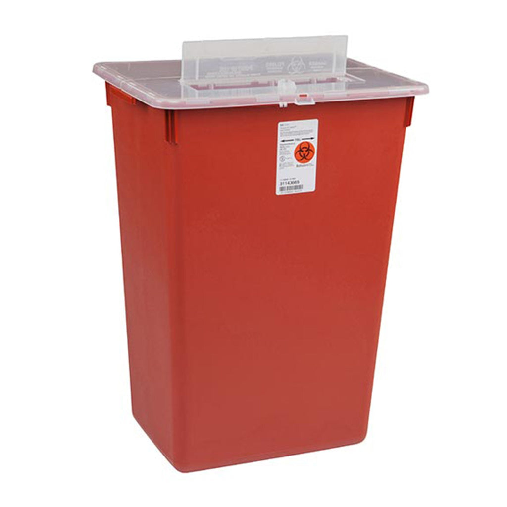 Sharps-A-Gator™ Multi-purpose Sharps Container, 10 Gallon, 15½ x 21½ x 12 Inch 31143665