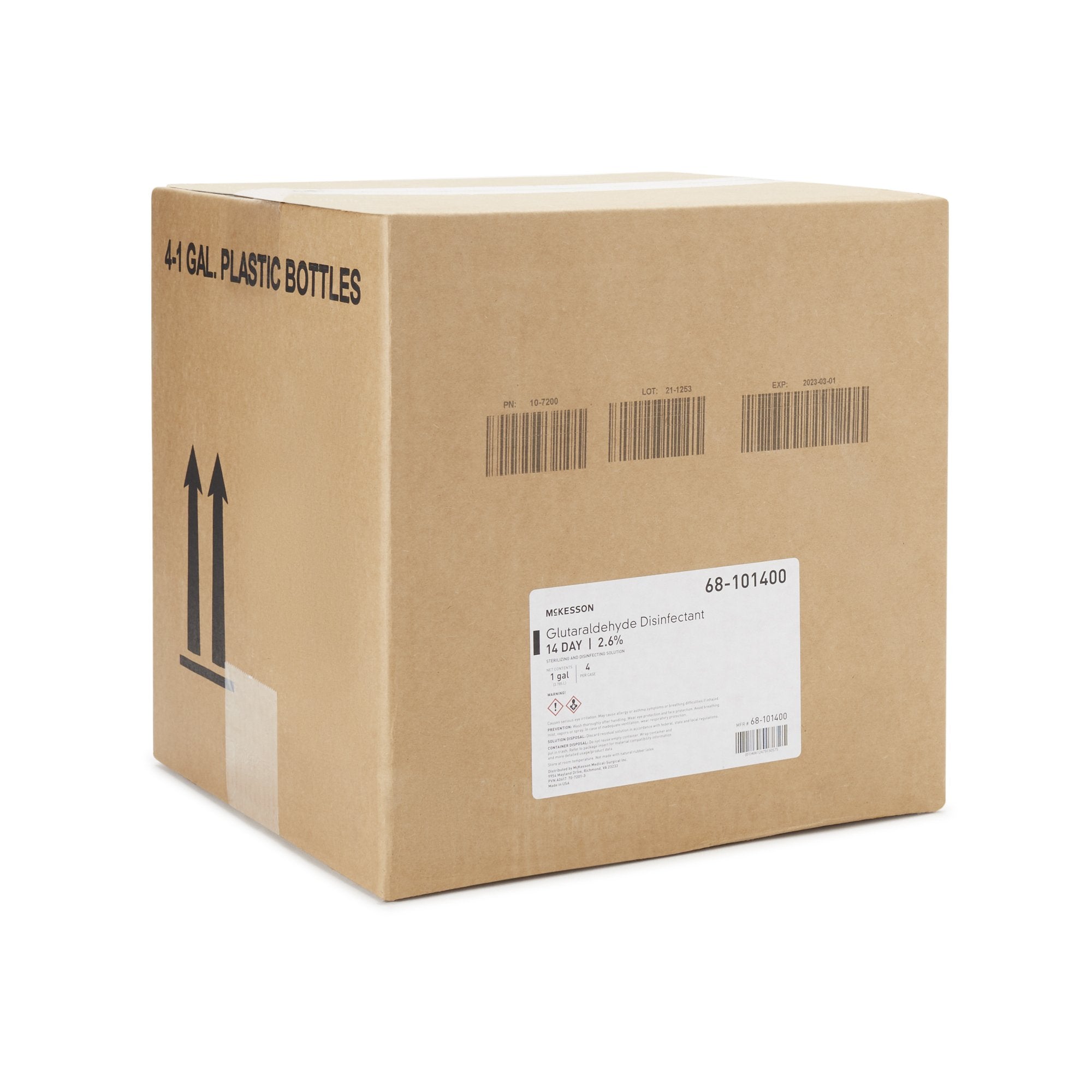 McKesson Glutaraldehyde High Level Disinfectant, 1 gal Jug 68-101400