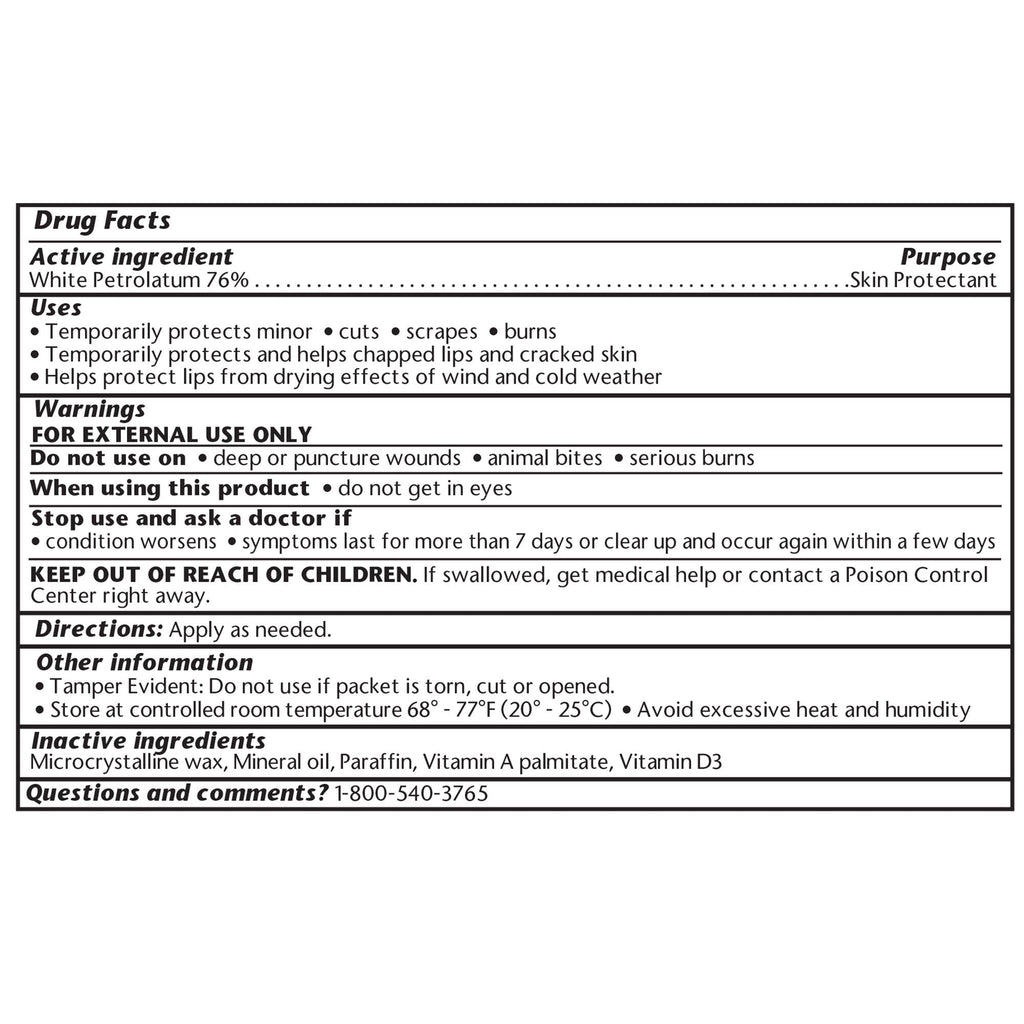 Geri-Care® Vitamin A & D Ointment Skin Protectant with Petrolatum, 5-gram Packet S110-14-GCP