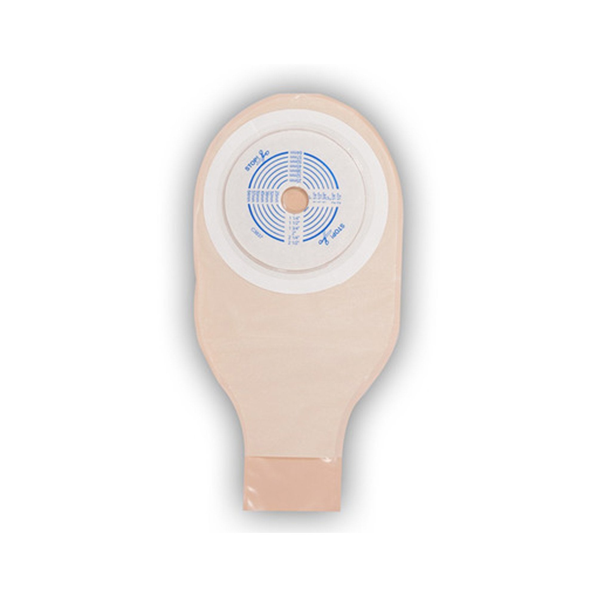 ActiveLife® One-Piece Drainable Opaque Colostomy Pouch, 12 Inch Length, 1 Inch Stoma 022758