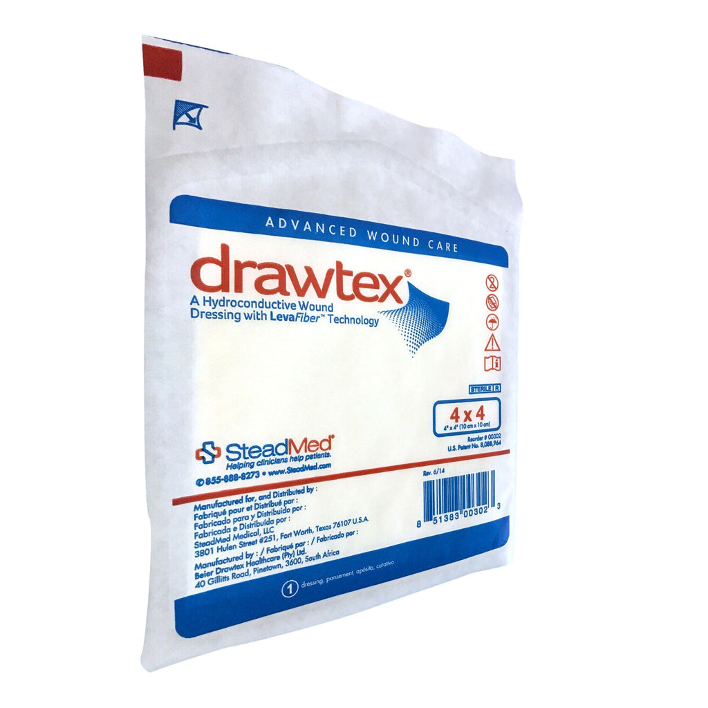 Drawtex® Non-Adherent Dressing, 4 x 4 Inch 00302