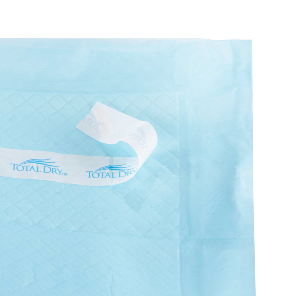 TotalDry™ Incontinence Underpads, Heavy Absorbency, Blue, 30 x 36 Inch SP115410