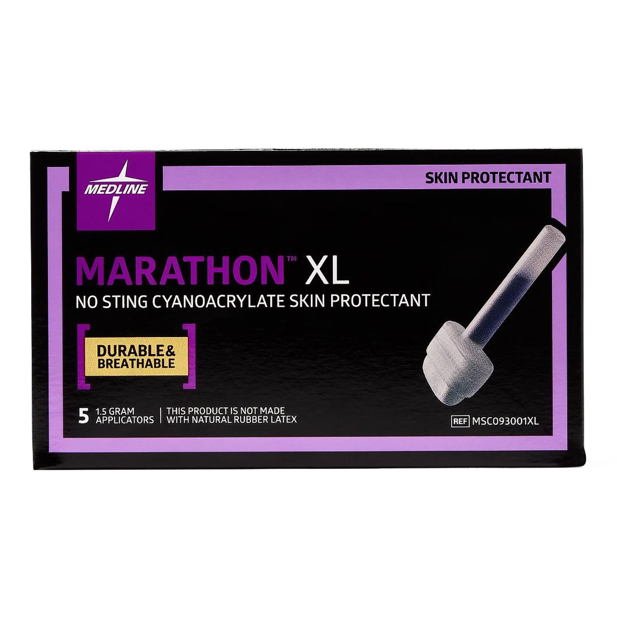 Skin Barrier Applicator Marathon® Cyanoacrylate Individual Packet X-Large Sterile MSC093001XL