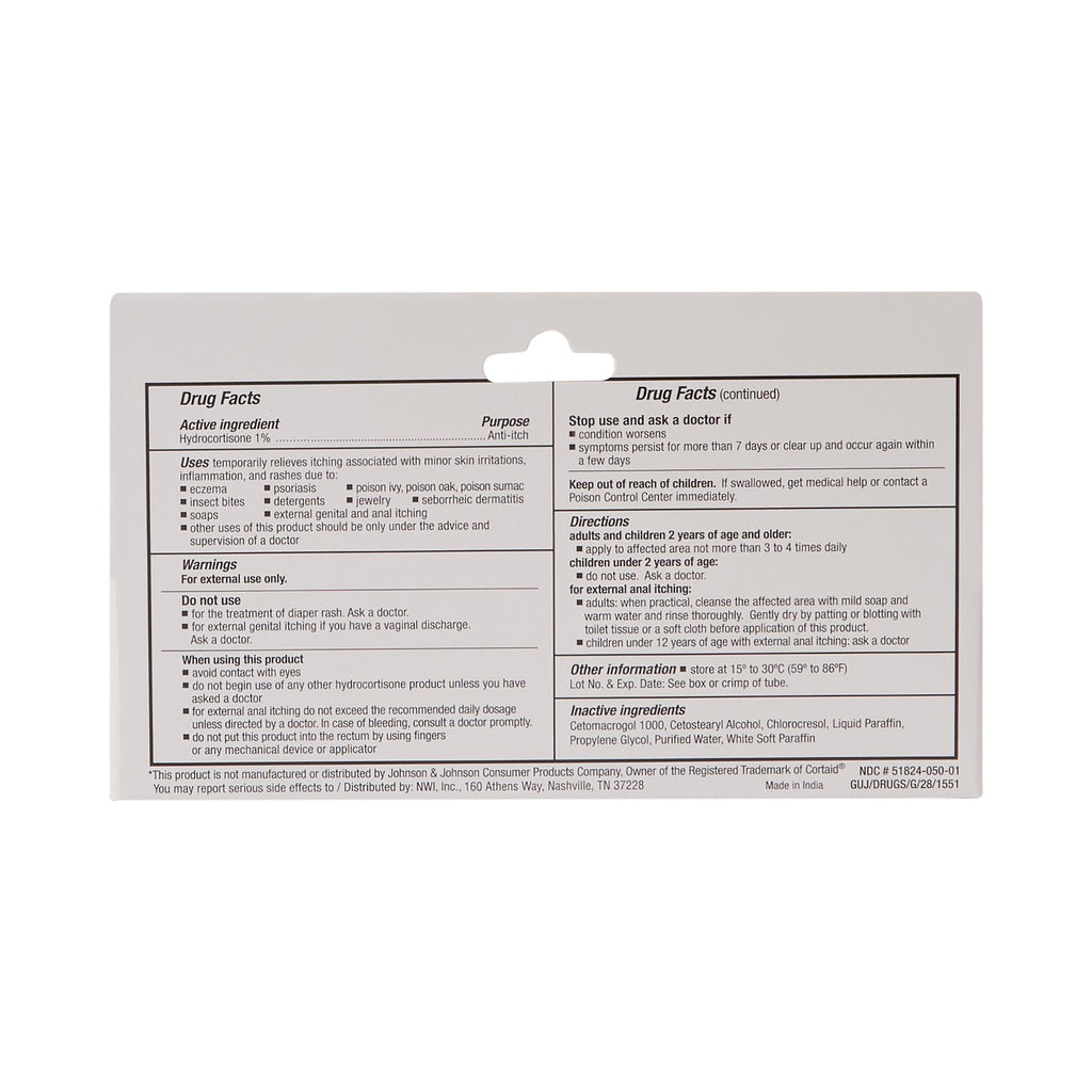 CareALL® Hydrocortisone Itch Relief, 1-ounce tube HYD1