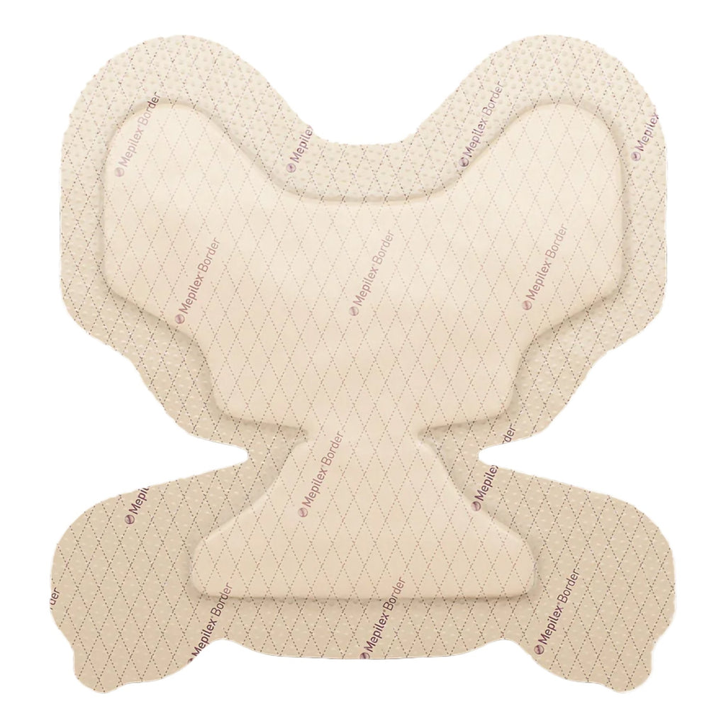 Mepilex® Border Heel Foam Dressing, 8-3/5 x 9 Inch 282790