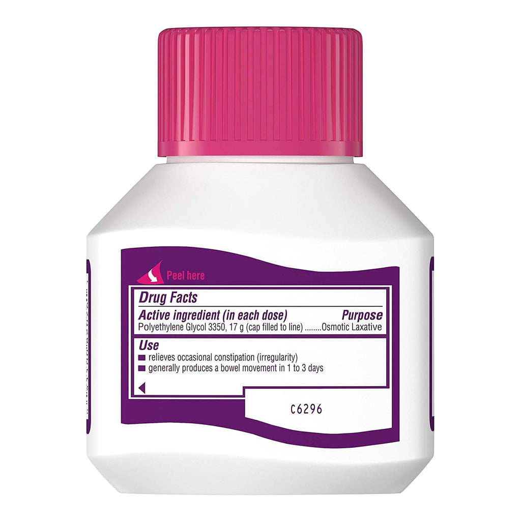 MiraLAX® Polyethylene Glycol 3350 Laxative 11523723402