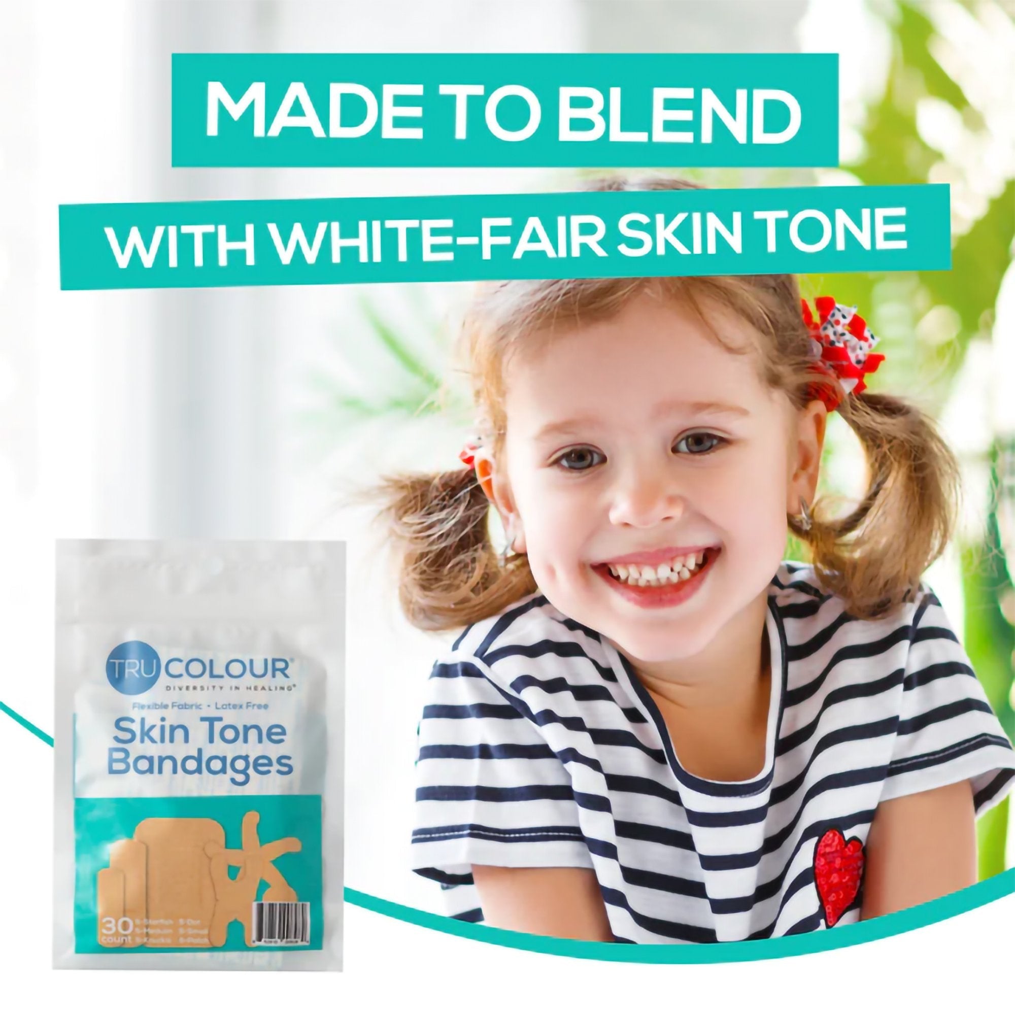 TruColour® Beige Adhesive Strip, Assorted Shapes and Sizes TCB-AASD