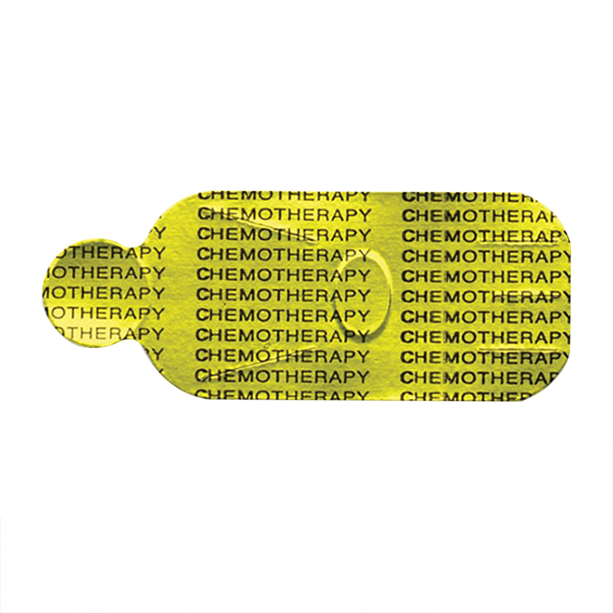 ChemoPlus™ IVA Seals, Yellow/black ink Chemotherapy CP3111Y-