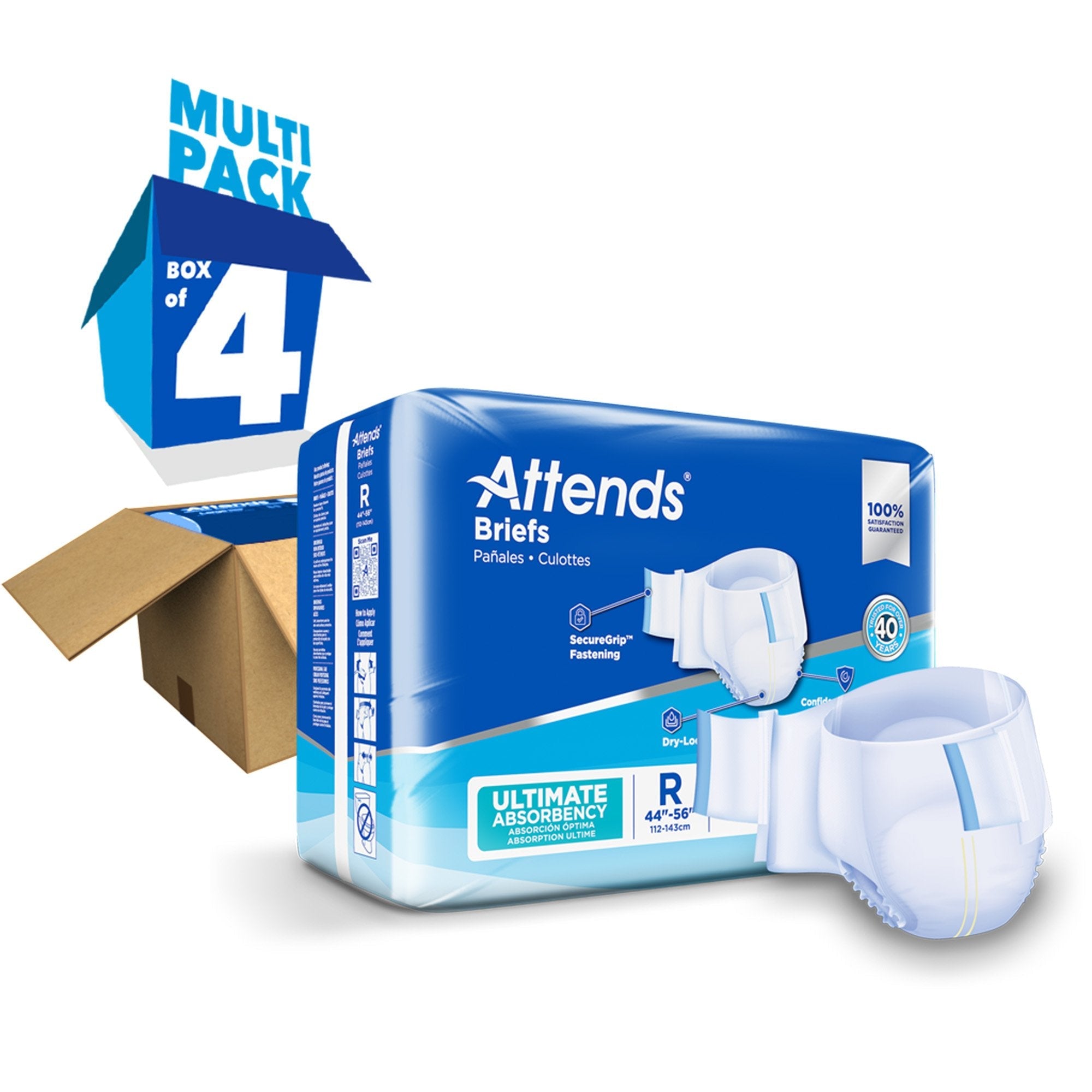 Attends® Advanced Briefs, Regular DDC25