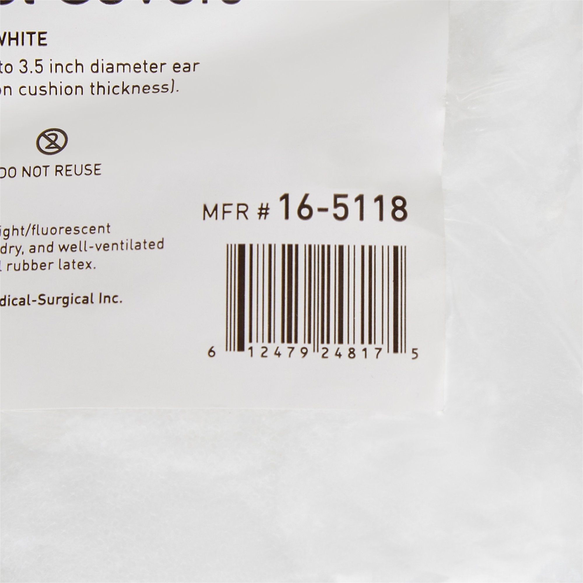 McKesson Sanitary Headset Cover, Small, White 16-5118