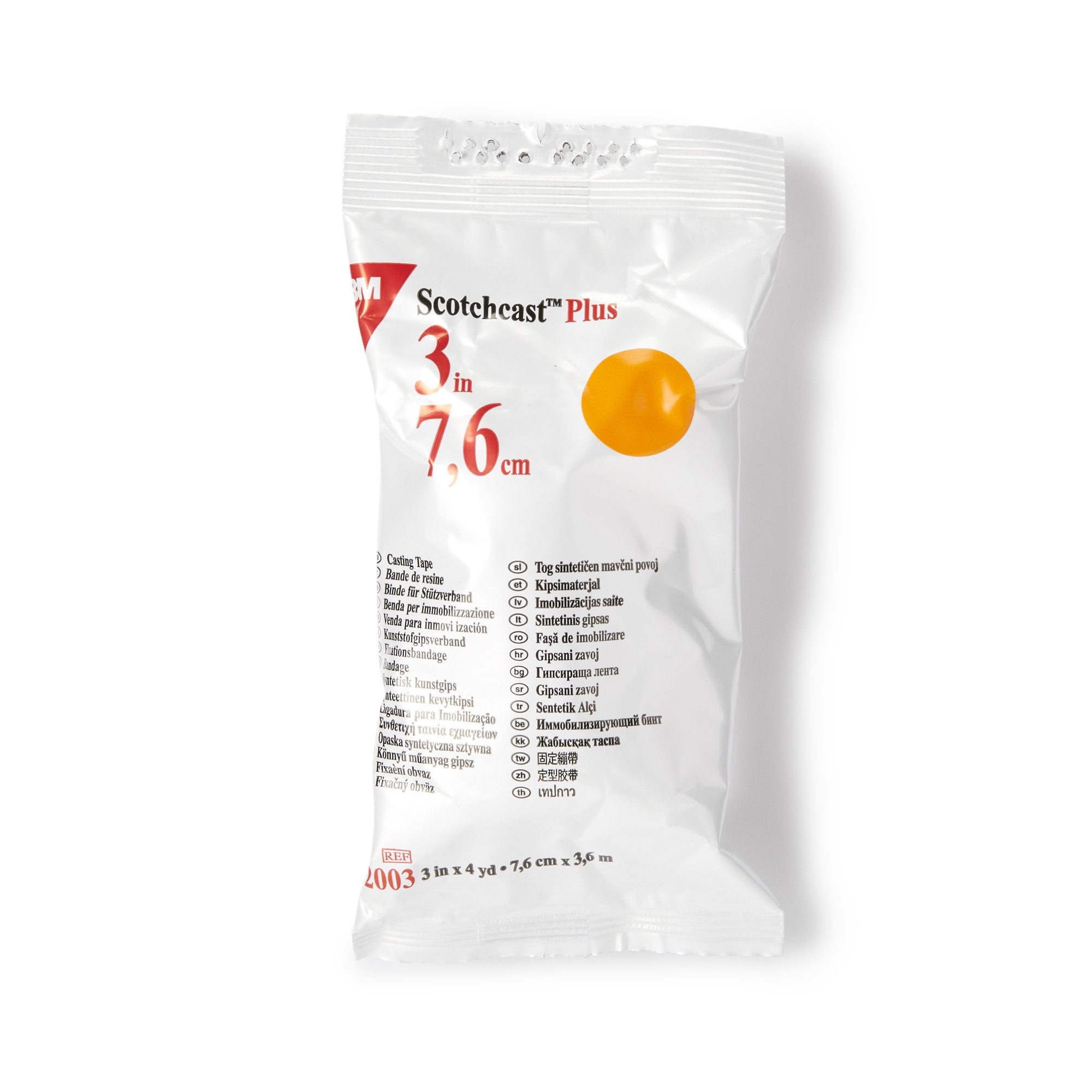 3M™ Scotchcast™ Plus Bright Orange Cast Tape, 3 Inch x 4 Yard 82003W