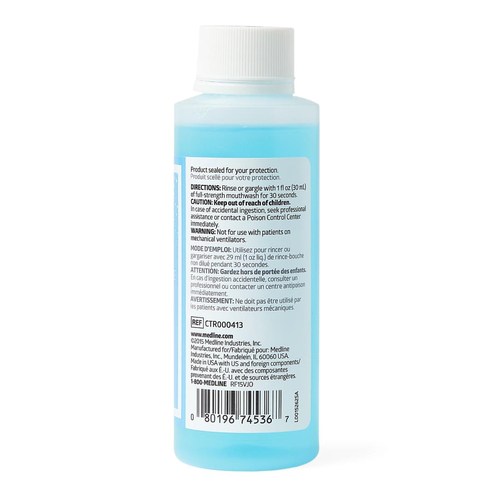 Mouthwash Sparkle Fresh 4 oz. Mint Flavor CTR000413
