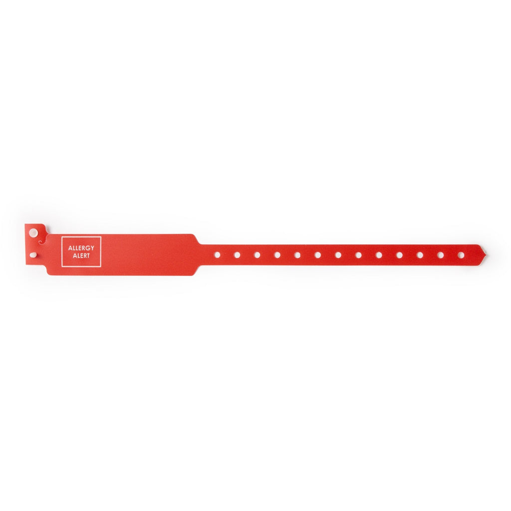 Sentry® SuperBand® Allergy Alert Identification Band, 11-1/2 Inch, Red 5052-16-PDJ