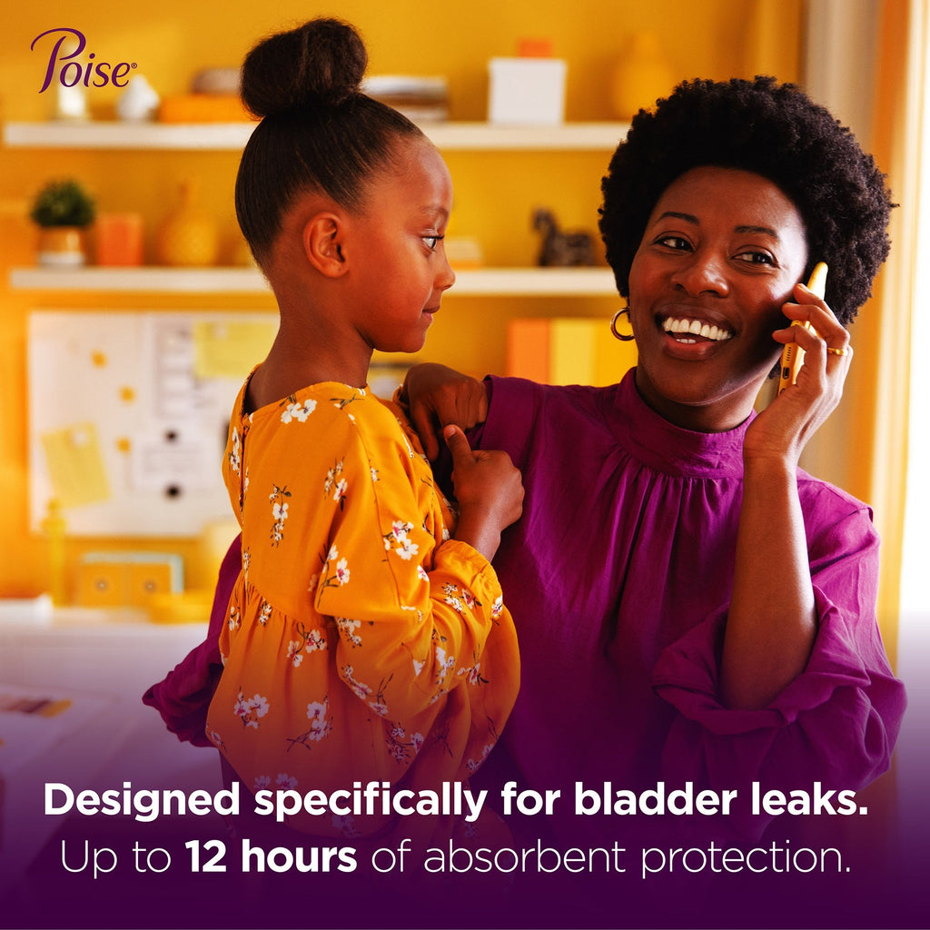 Poise® Bladder Control Pad, Long, Light Absorbency, Absorb-Loc Core, Female 48536