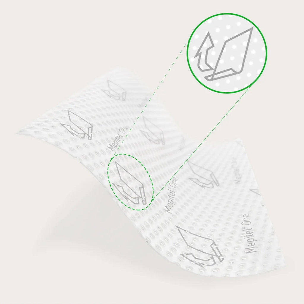 Mepital® One Wound Contact Layer Dressing, 2 x 3 Inch 289100