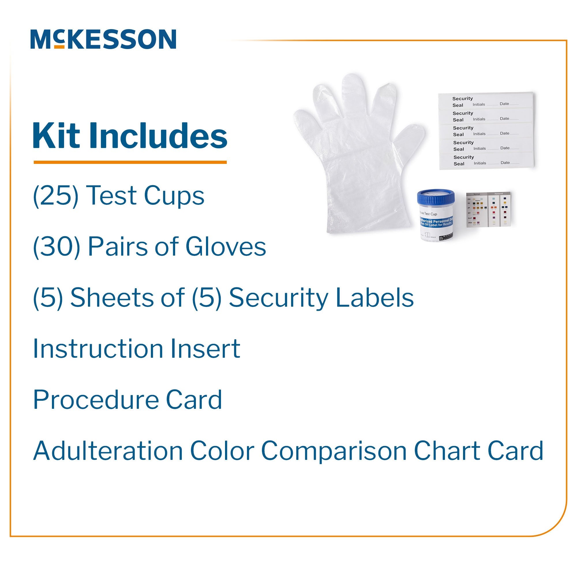 McKesson 12-Drug Panel with Adulterants Drugs of Abuse Test 16-6125A3