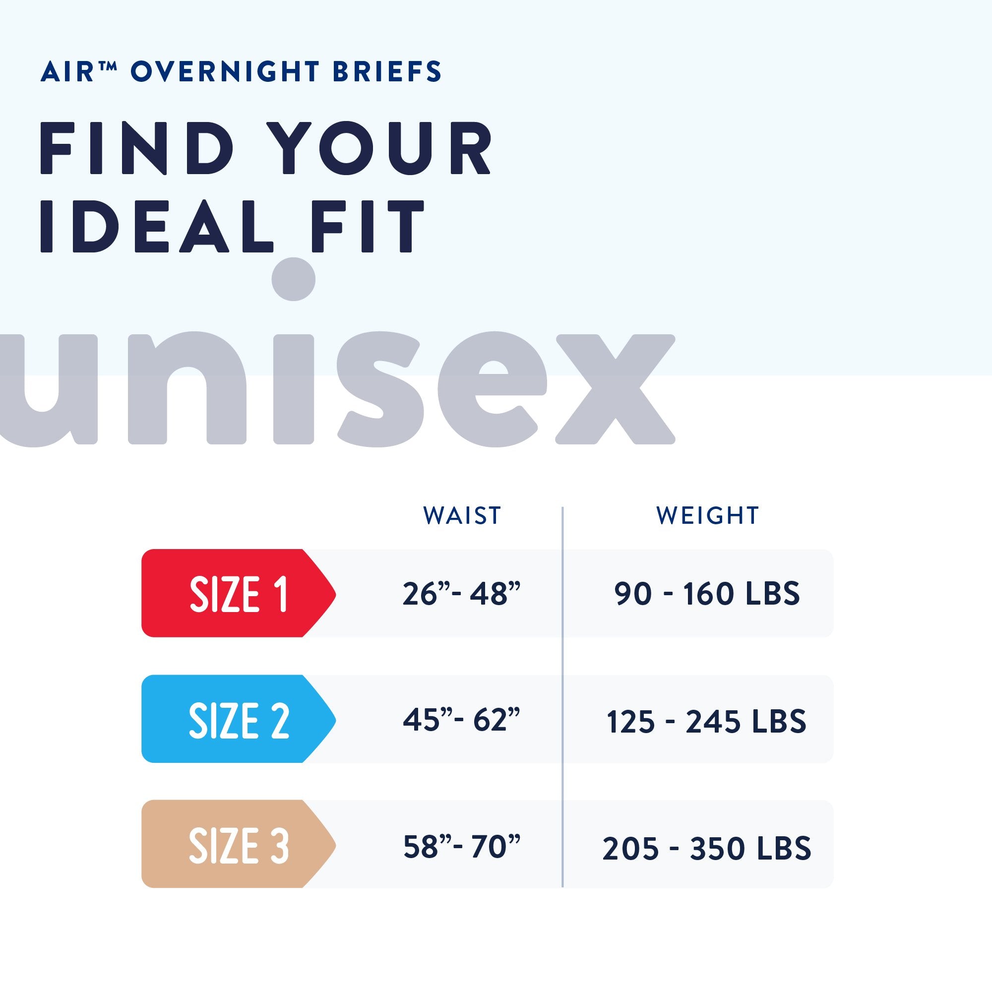 Prevail Air™ Overnight Briefs Overnight Absorbency, Size 2 NGX-013