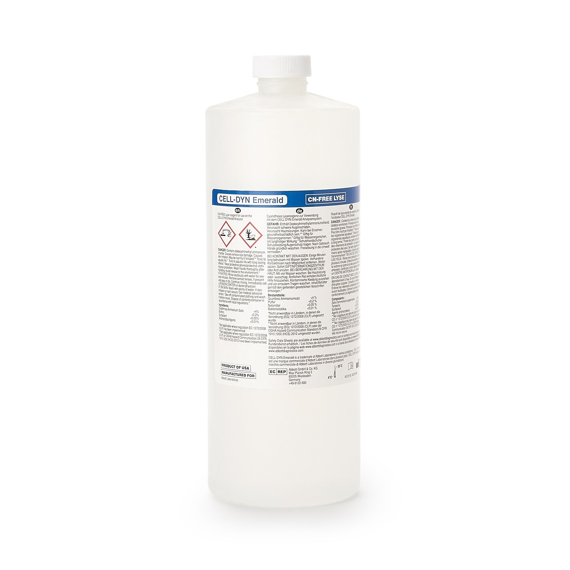 Cell-Dyn® Reagent for use with Cell-Dyn Emerald Analyzer, Lyse test 09H4702