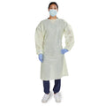 McKesson AAMI Level 2 Isolation Gown, Tie Neck Style, Extra Large, Yellow 16-L2NWT6Y-XL