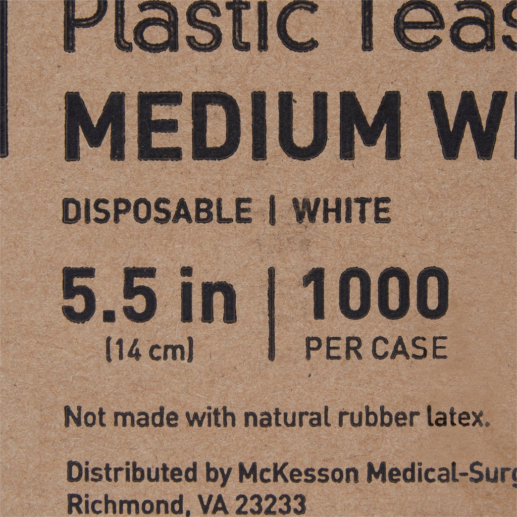 McKesson White Polypropylene Spoon, 5½ Inch Long 16-70035