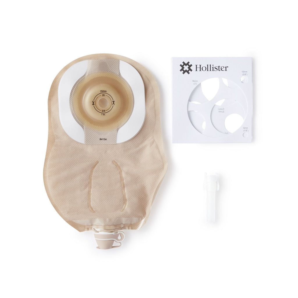 CeraPlus™ Soft Convex 1-Piece Ultra Clear Urostomy Pouch, Cut to fit up to 25 mm 84134