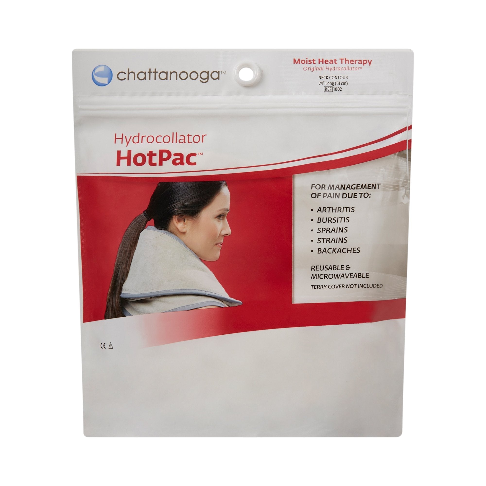 Hydrocollator® HotPac™ Moist Heat Pad, Neck Contour 1002