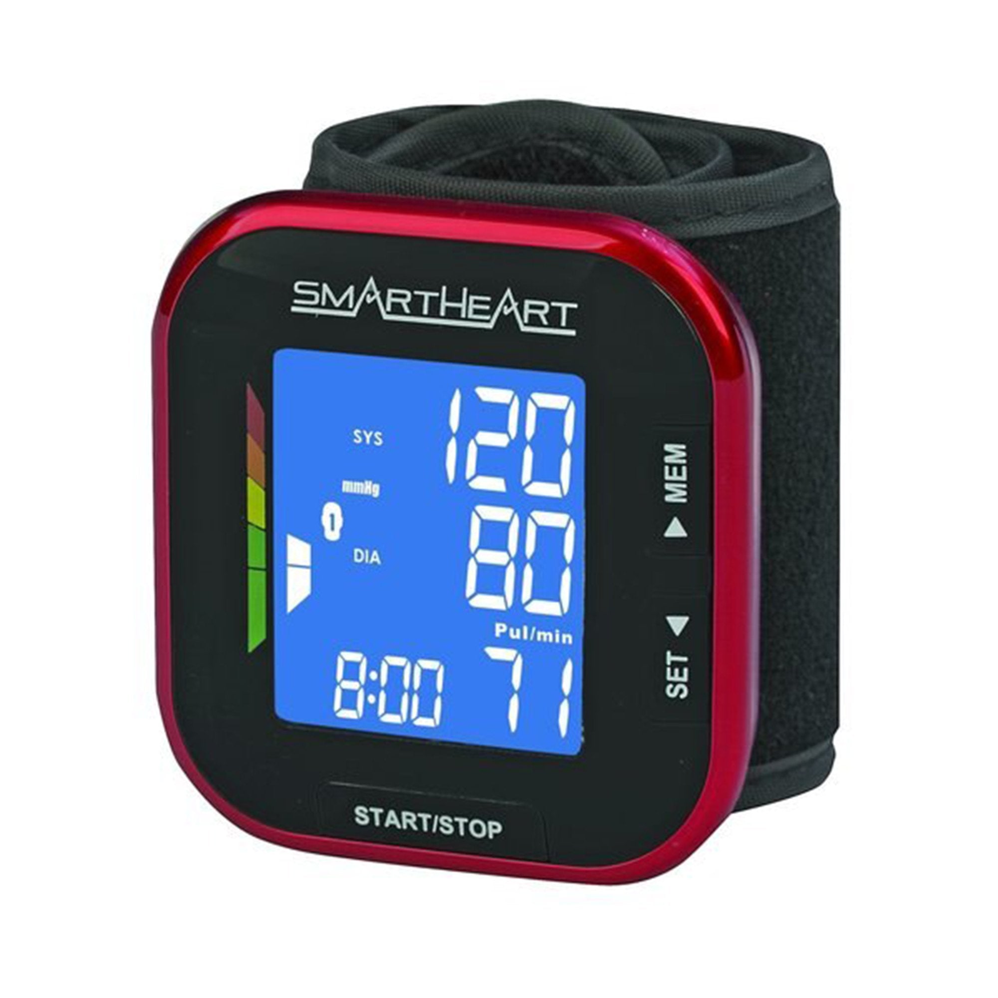 SmartHeart Automatic Wrist Blood Pressure Monitor 01-508