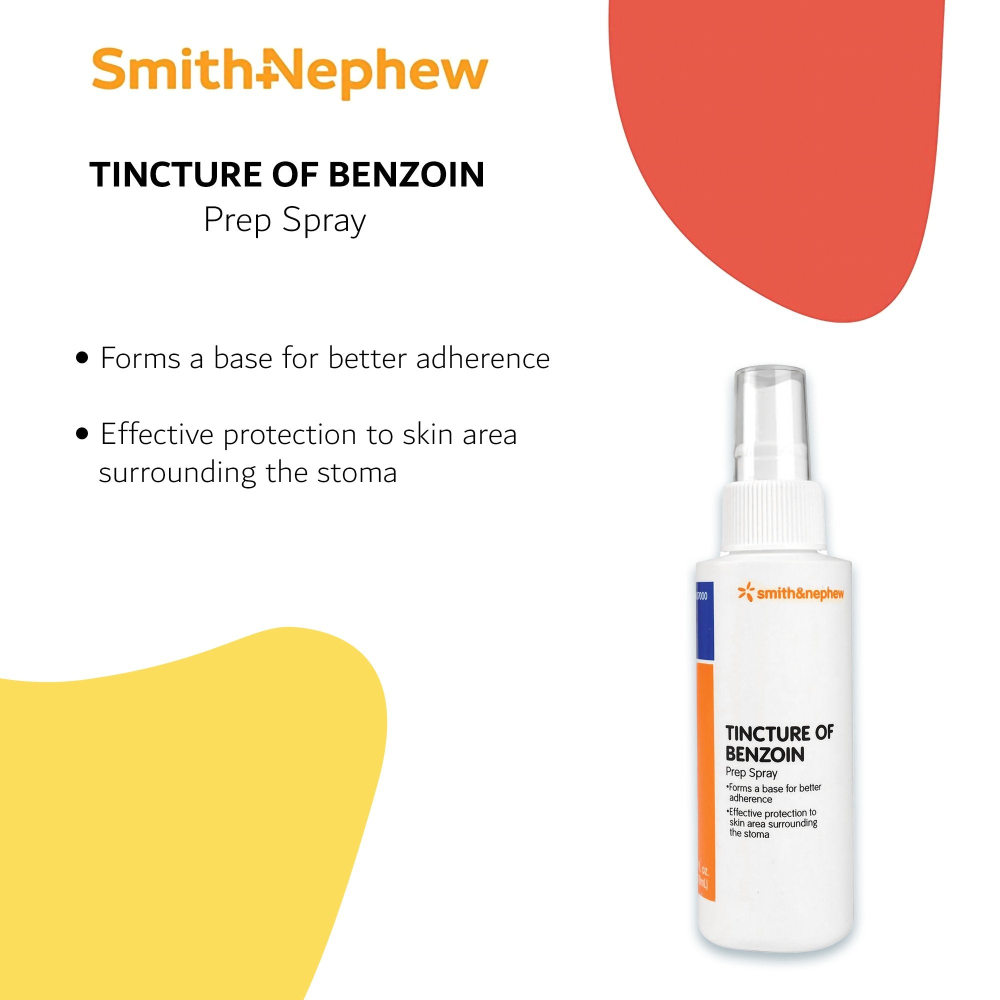 Smith & Nephew Benzoin Tincture Antiseptic, 4-ounce Spray Bottle 407000