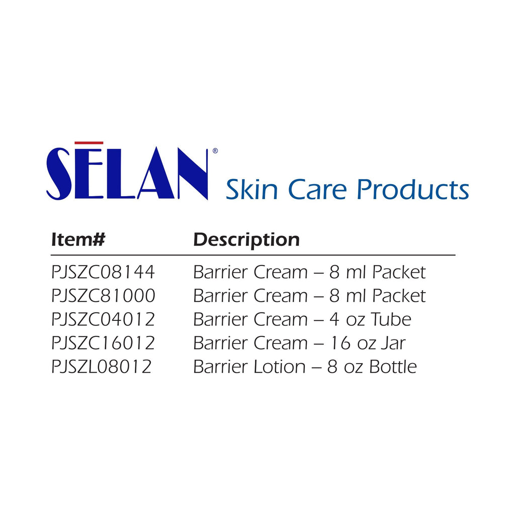 Substitute for Selan+® Zing Oxide Barrier Cream and Lotion, 4 oz. Tube PJSZC04012