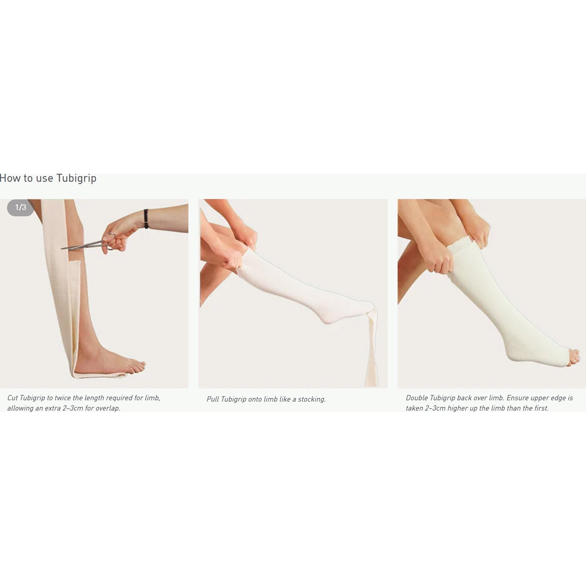 Tubigrip® Pull On Elastic Tubular Support Bandage, 10 Meter, Size B 1436