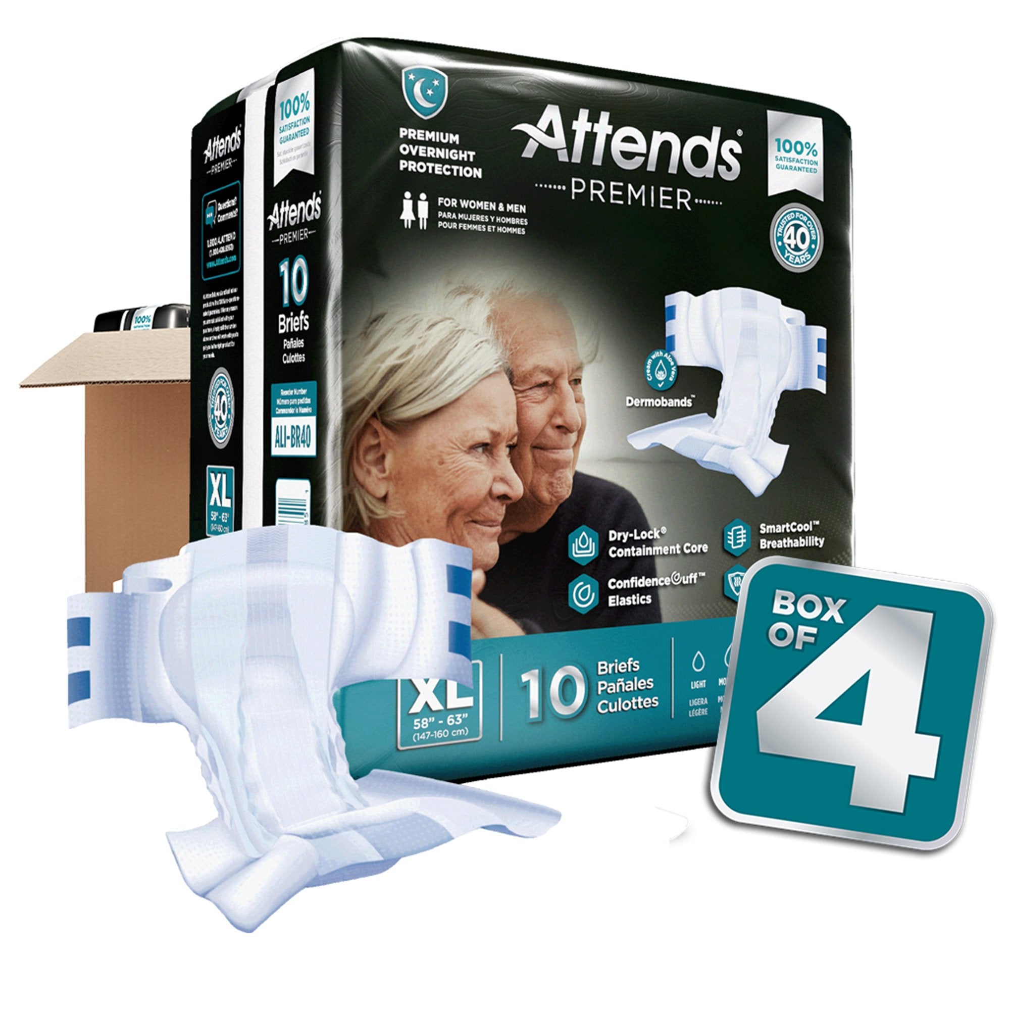 Attends® Premier Briefs, Extra Large ALI-BR40