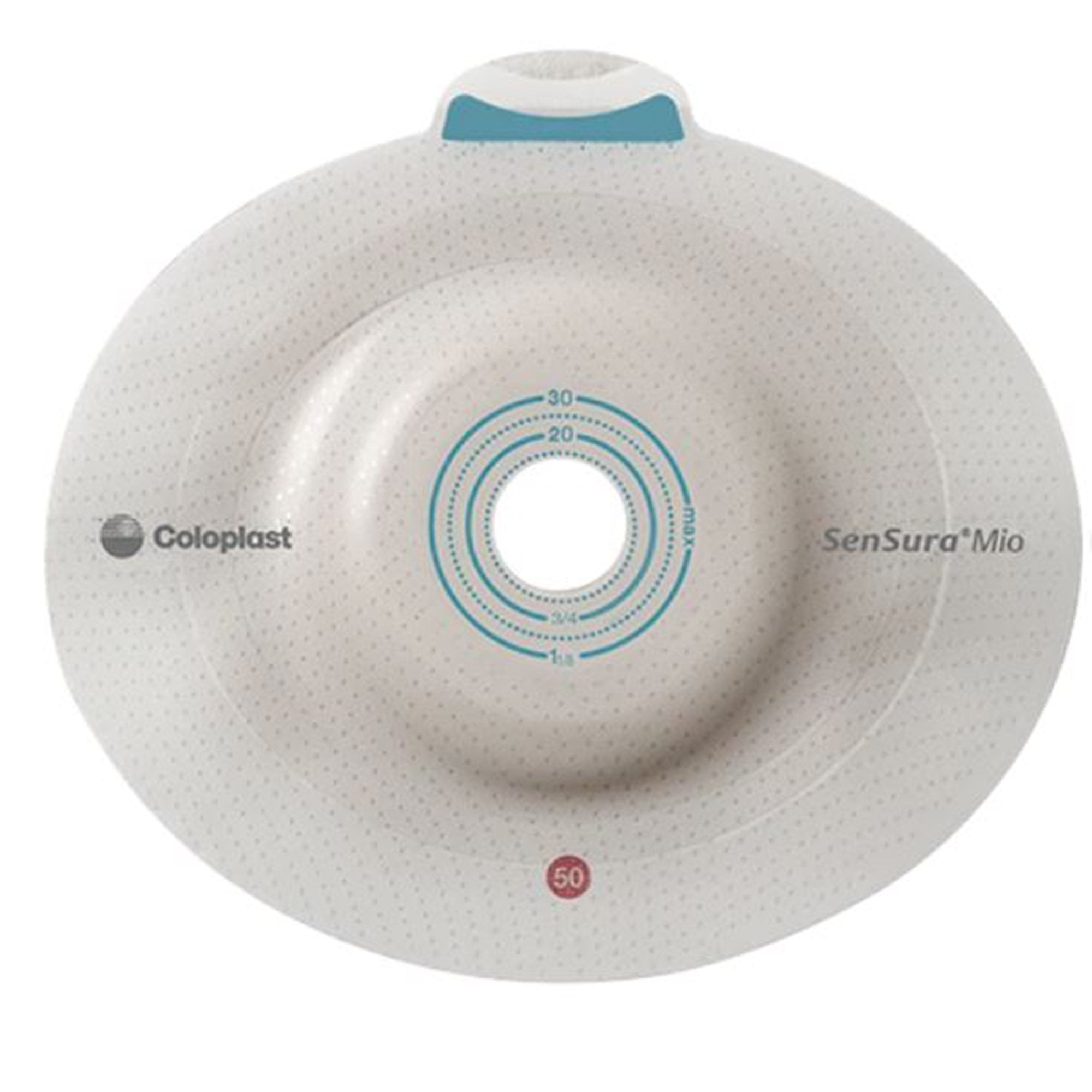 SenSura® Mio Click Convex Light Ostomy Barrier, 21 mm Stoma Opening, Red Match 16913