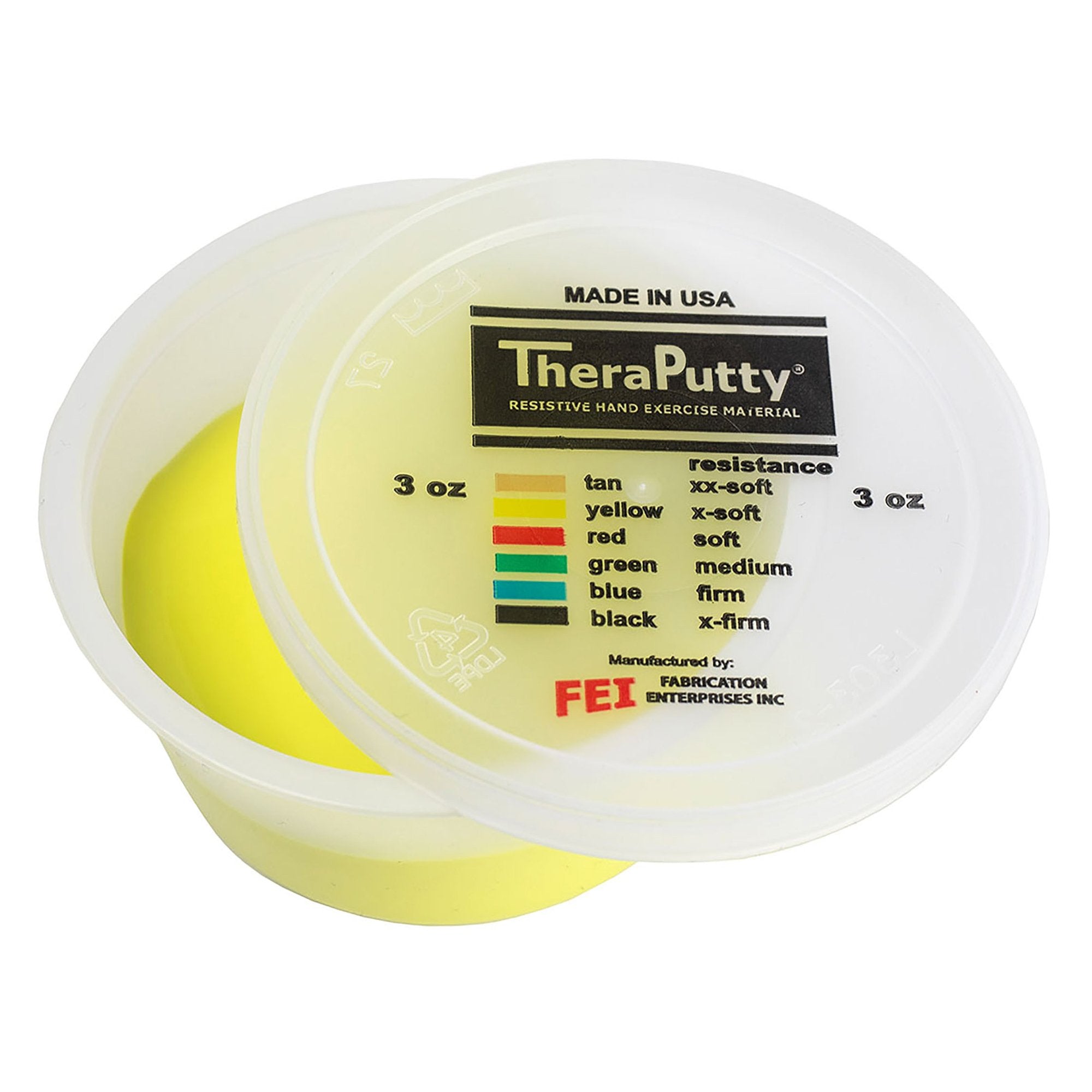 CanDo® TheraPutty™ Exercise Material, Yellow, Extra-Soft, 3 oz. 10-0967