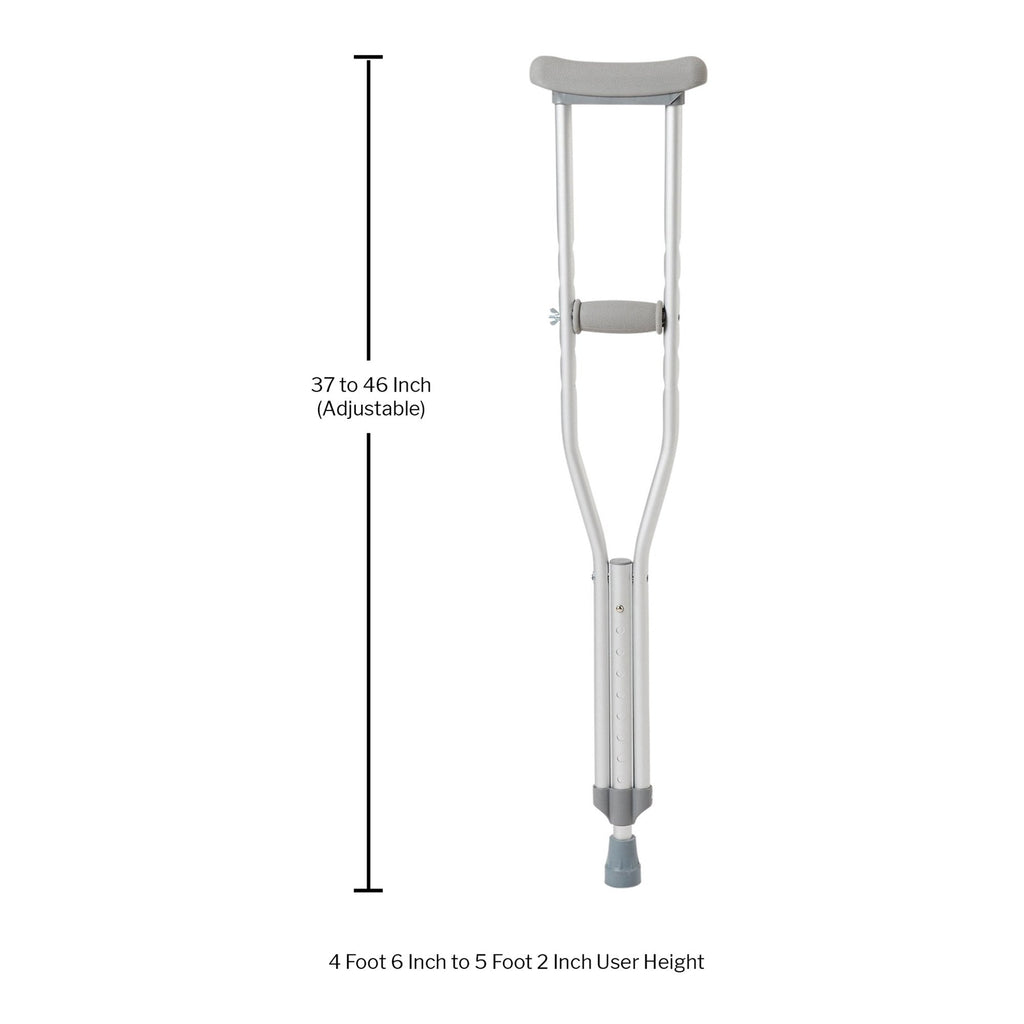 McKesson Underarm Crutches for Children 4'6" – 5'2" 146-10401-8