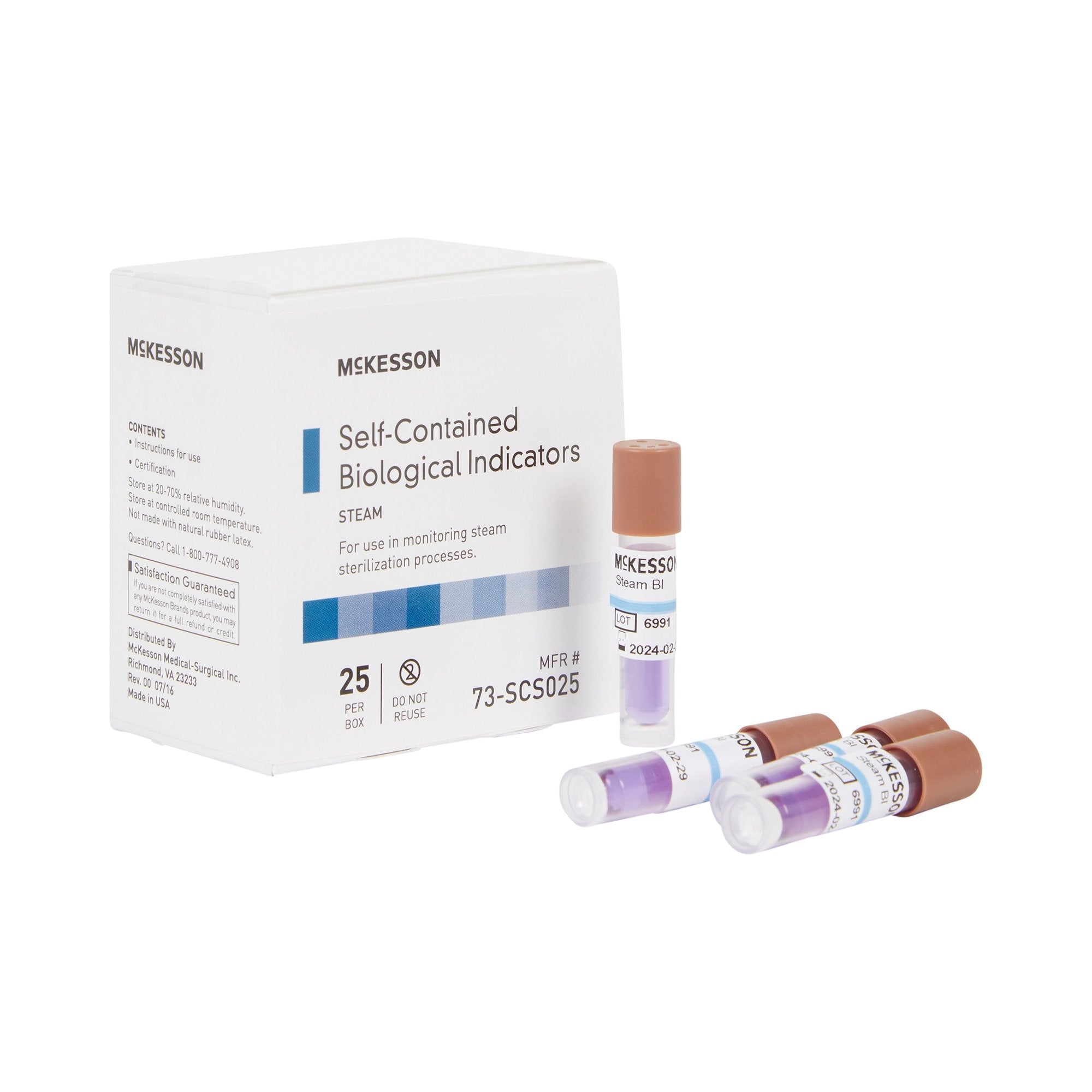McKesson Sterilization Biological Indicator Vial 73-SCS025