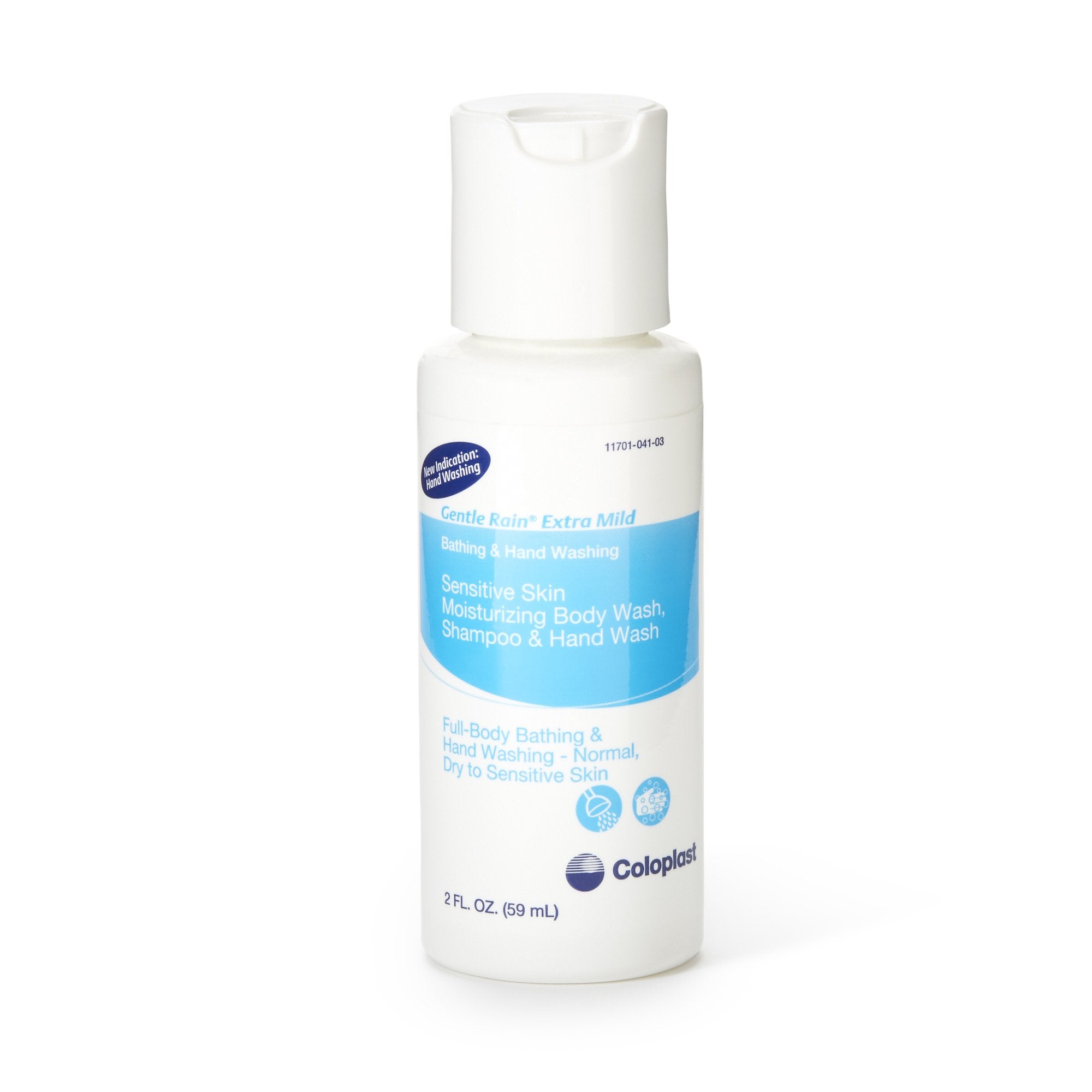 Gentle Rain® Extra Mild Shampoo and Body Wash, Scented, 2-ounce flip-top bottle COI7230