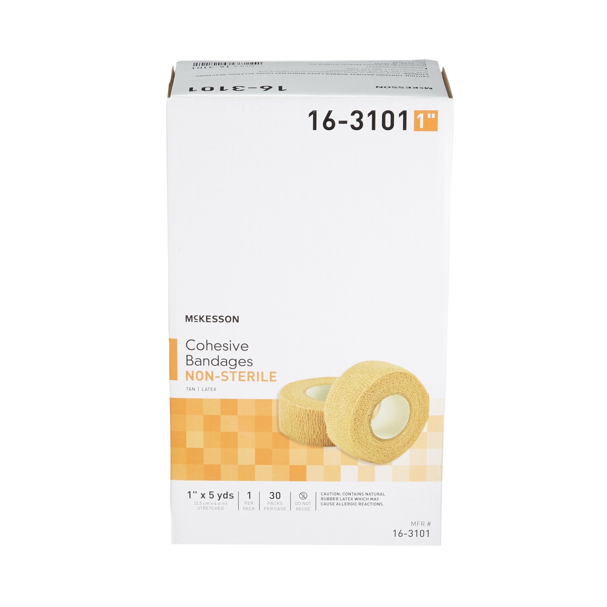 McKesson Self-adherent Closure Cohesive Bandage, 1 Inch x 5 Yard 16-3101