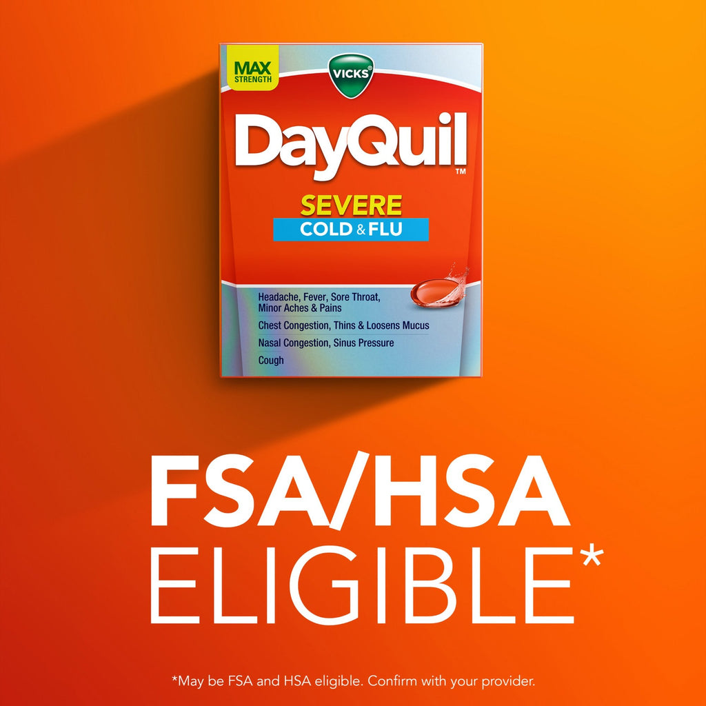 Vicks DayQuil Severe Cold & Flu LiquiCaps 37000051724