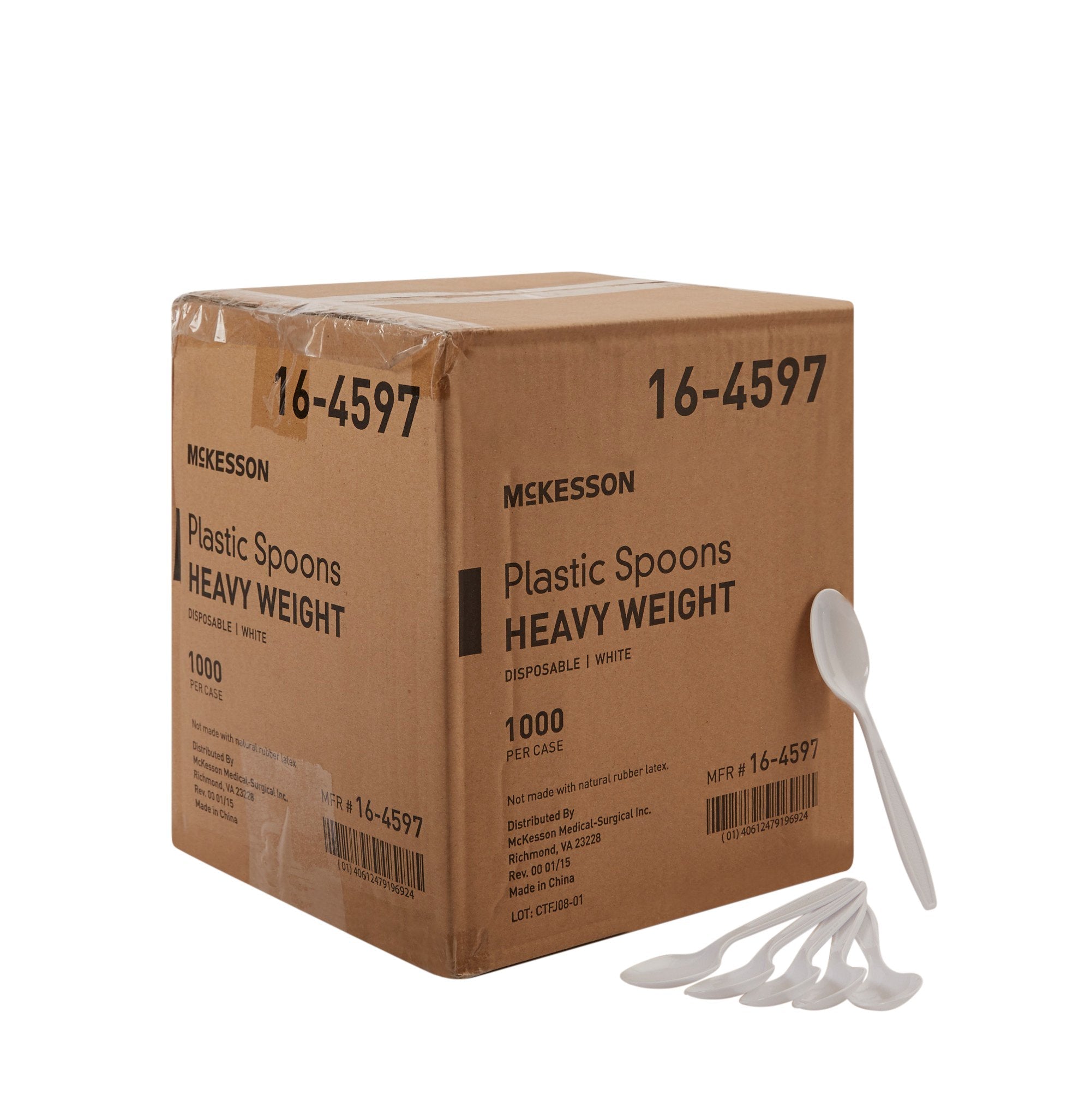 McKesson Polypropylene Spoon, White 16-4597