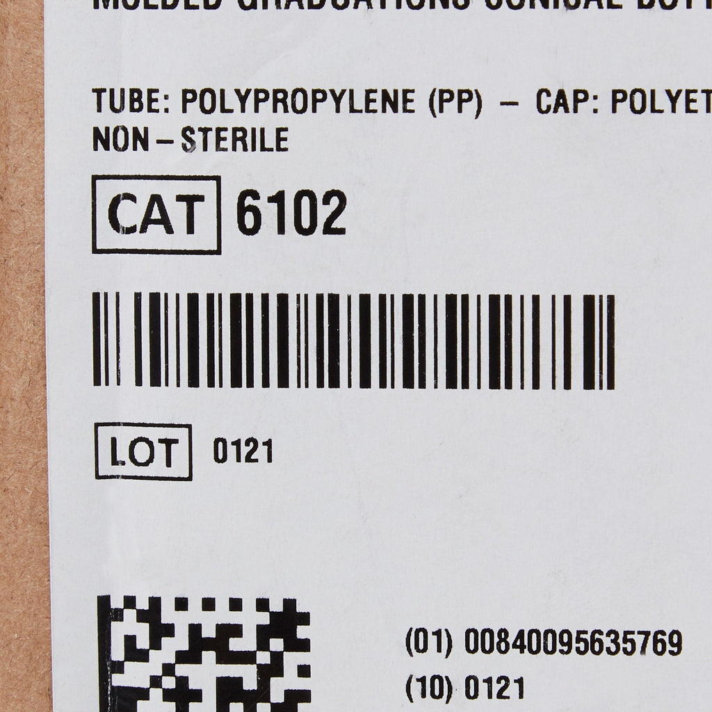 Globe Scientific Storage and/or Transport Tube, 10 mL, 16 x 93 mm 6102