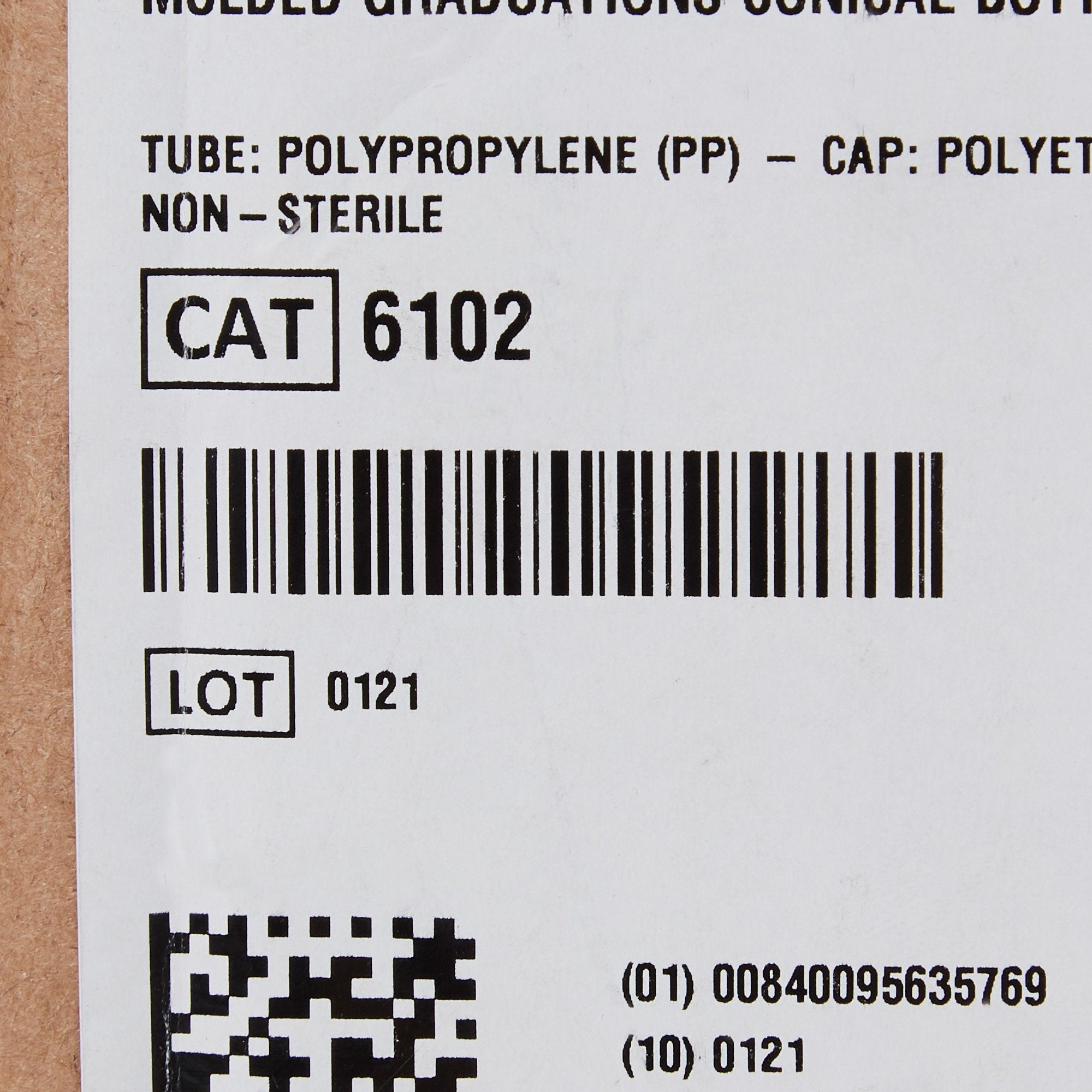 Globe Scientific Storage and/or Transport Tube, 10 mL, 16 x 93 mm 6102