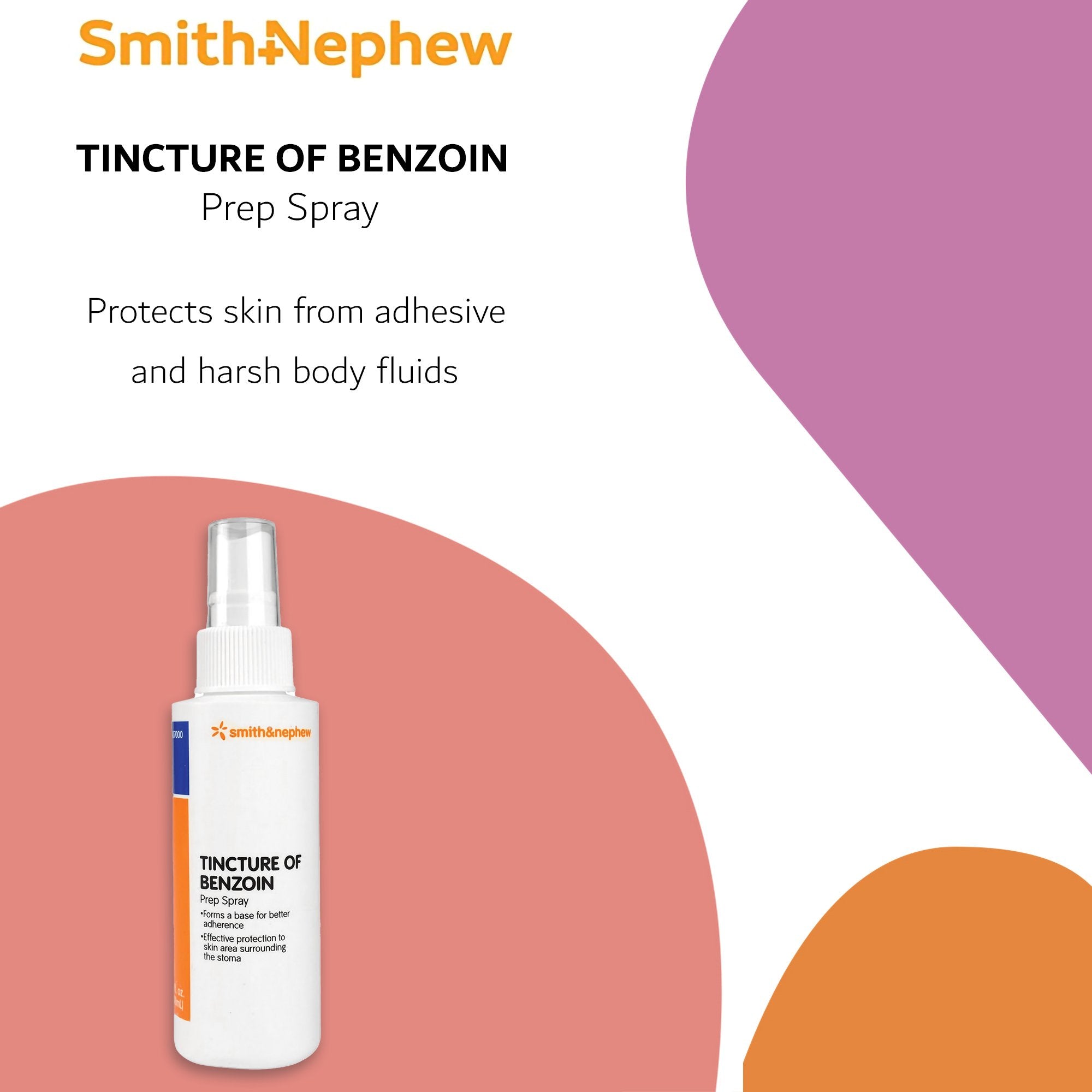 Smith & Nephew Benzoin Tincture Antiseptic, 4-ounce Spray Bottle 407000
