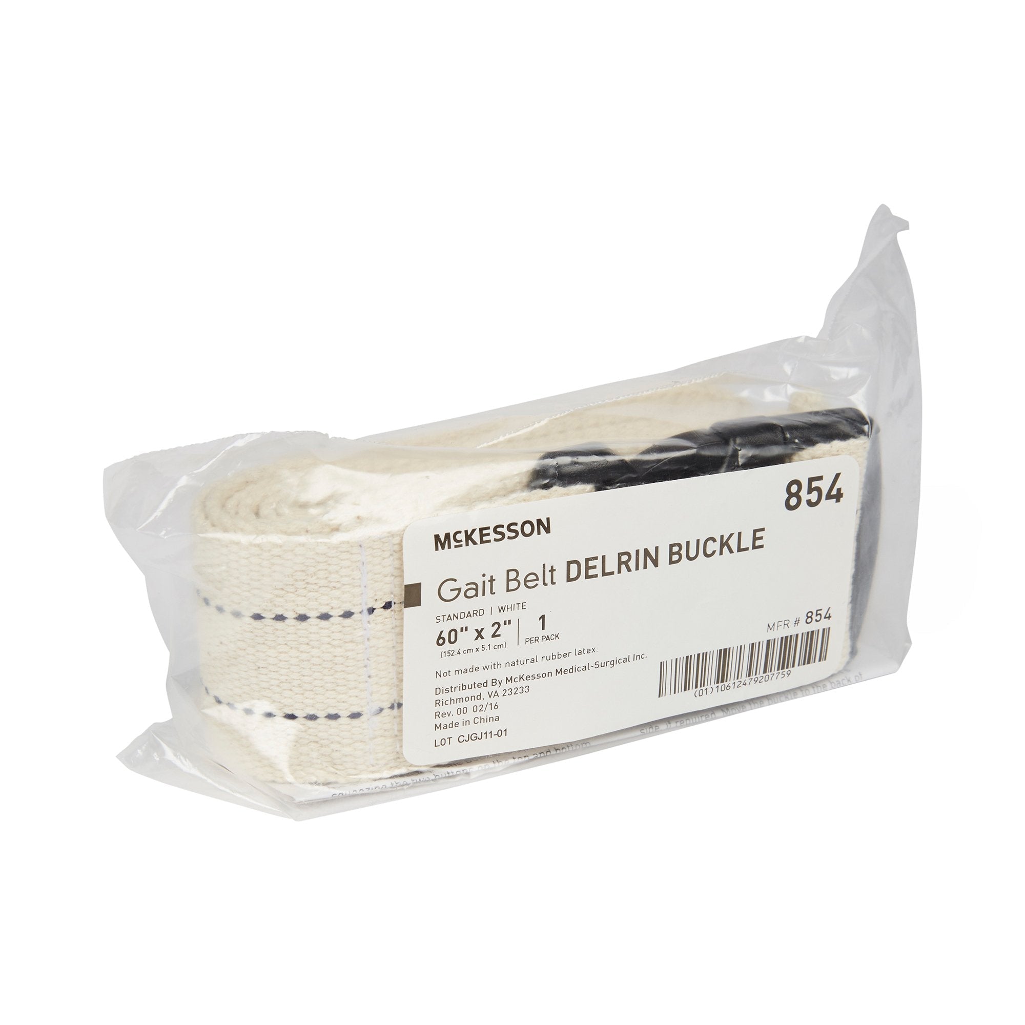 McKesson White Gait Belt, 60 Inch 854