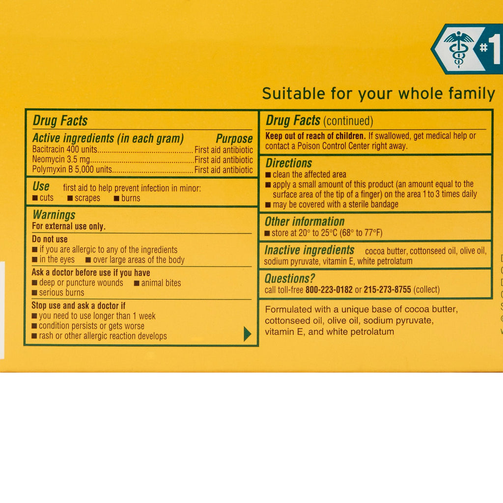 Neosporin® Bacitracin / Neomycin / Polymyxin B First Aid Antibiotic 510425700