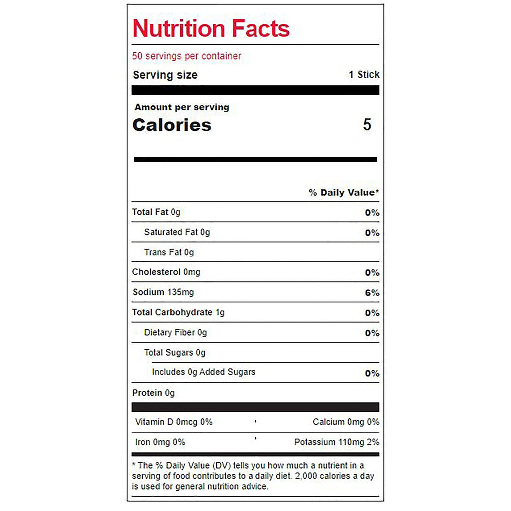 Sqwincher® Quik Stik® Zero Orange Electrolyte Replenishment Drink Mix 159060100